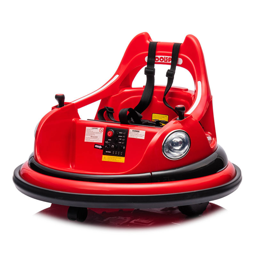 Coche giratorio 360° con mando para padres