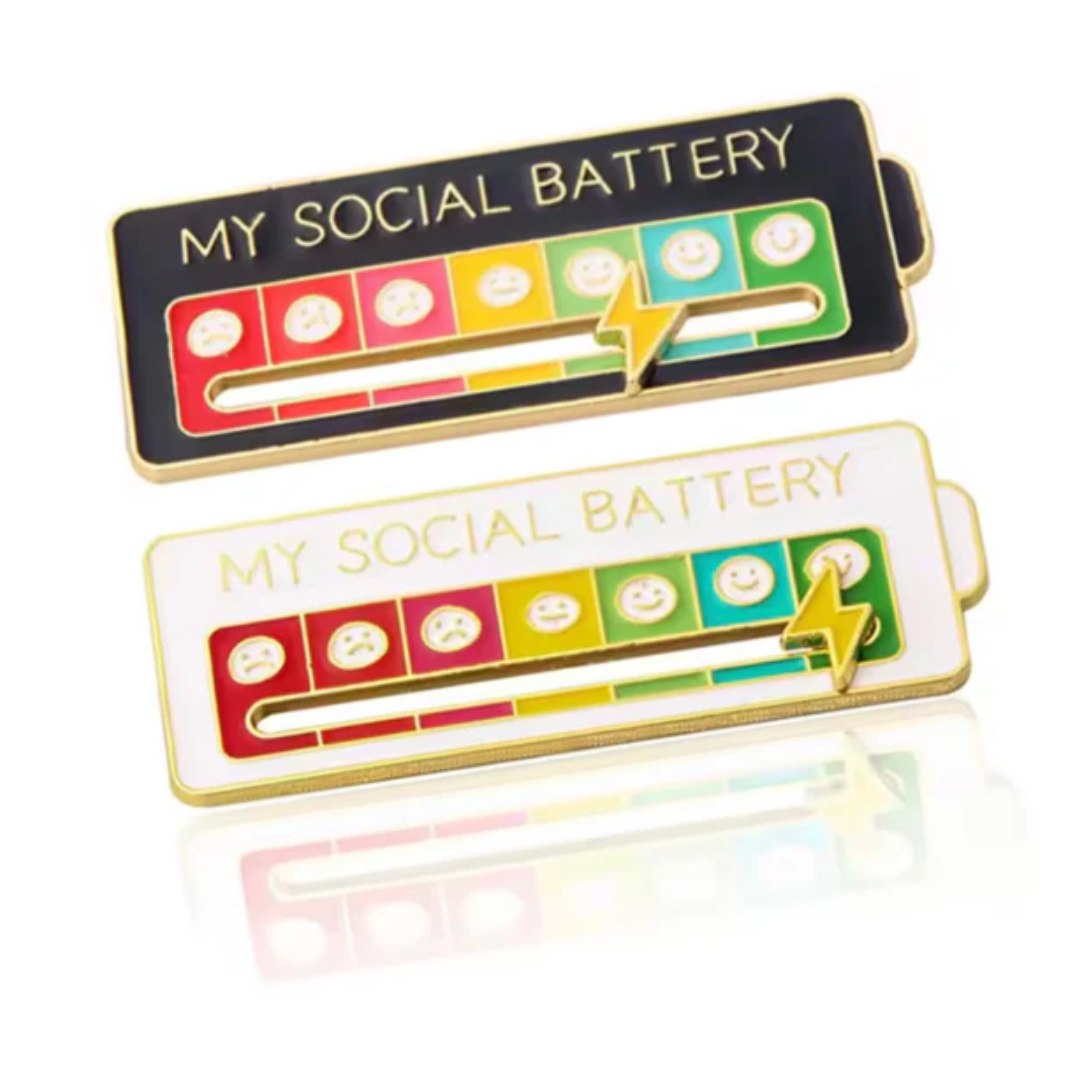 Pin batería social