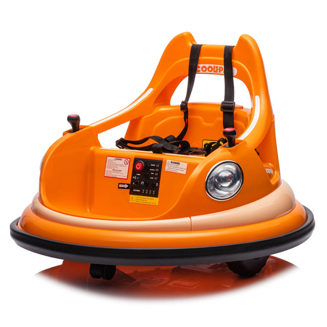 Coche giratorio 360° con mando para padres